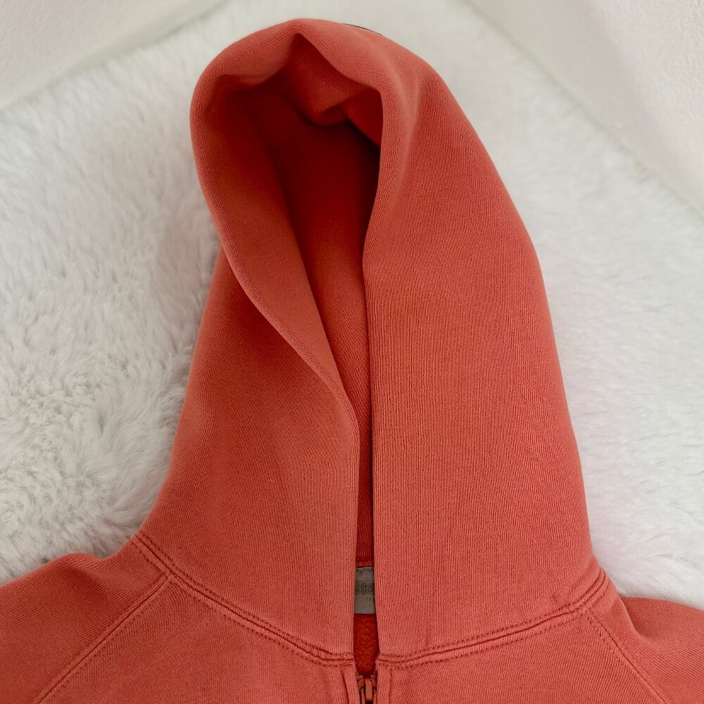 Fear of God Essentials Girls Hoodie – Coral / Salmon Pink - Picture 5 of 12